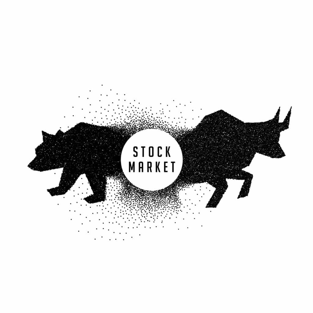 Bull and Bear Markets Concept